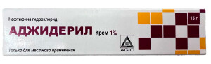 Аджидерил крем 1%  15г