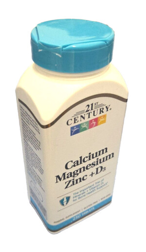 Калтсий магний синк + Д3 21ст cентурй таблеткалари №250
