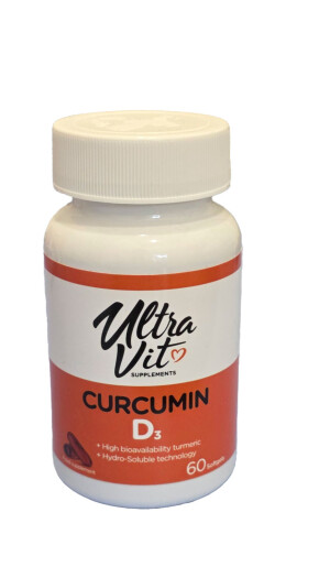 Д3 витамини билан Куркумин ултравит капсулалари № 60