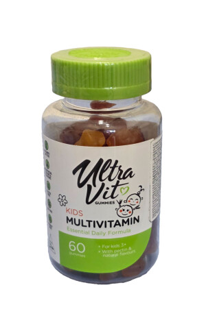 Ултравит кидс мултивитаминлари # 60 макаронни чайнади