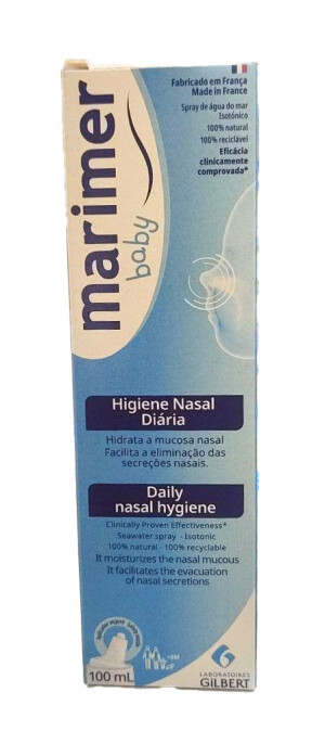 Marimer Baby buzadigan amallar izotonik 9% dengiz suvi 100ml