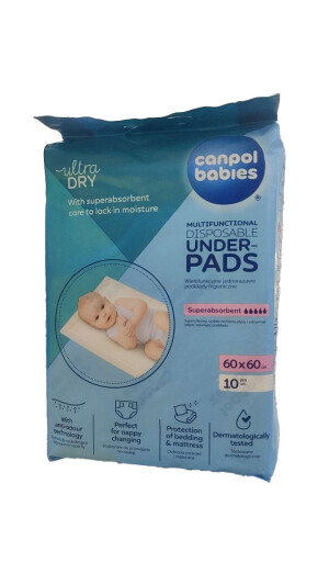 Canpol babies Ultra quruq 60 x 60 №10 tagliklar (78/006)