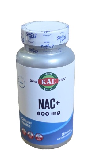 N-asetil-l-sistein nac + kal tabletkalari 600mg №30