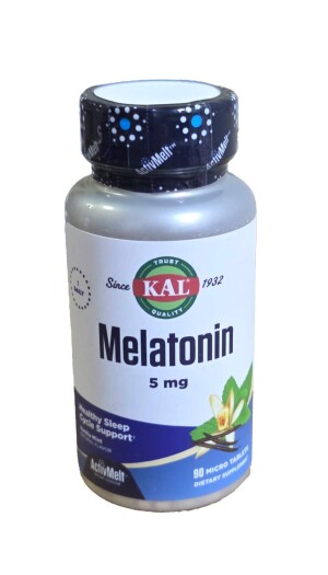 Yalpiz xushbo'y melatonin kal 5mg №90 tabletkalari