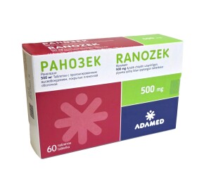 Ranozek tabletkalari 500 mg №60