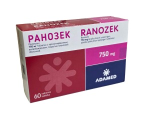 Ranozek tabletkalari 750mg №60