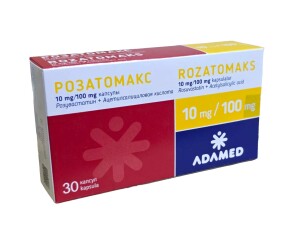 Rosatomax tabletkalari 10mg / 100mg №30