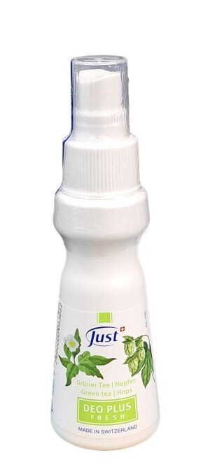 Дезодорант-спрей just deo plus fresh део-плюс зеленый чай и хмель 75мл