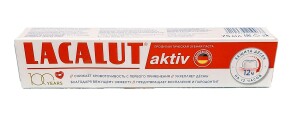 Зубная паста lacalut aktiv 75мл