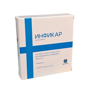 Инфикар ампулалари 200 мг / 5мл №5