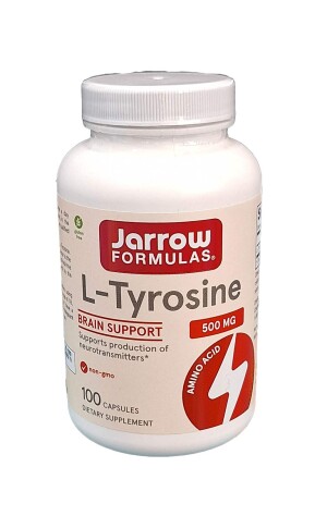 Л-тирозин jarrow formulas капсулы 500мг №100