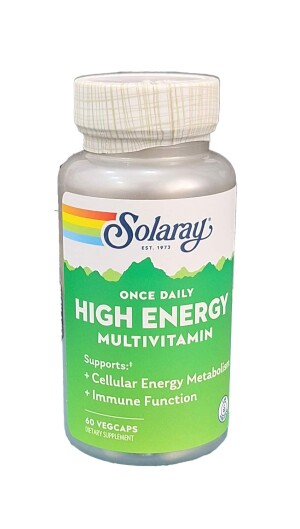 Мультивитамины для энергии solaray multi energy 1 в день капсулы №60