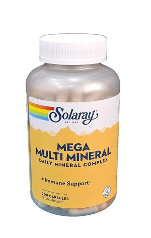 Мультиминеральный комплекс solaray mega multi mineral капсулы №200