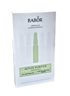 Набор ампул babor fluids pure purifying active для проблемной кожи 2мл №7
