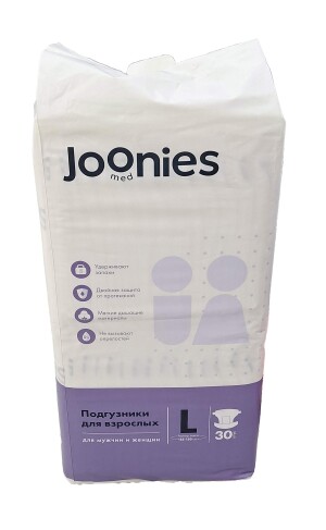 Подгузники для взрослых joonies med p.l №30