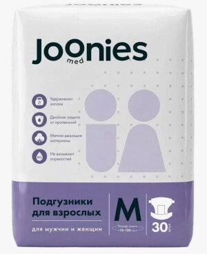 Подгузники для взрослых joonies med p.m №30