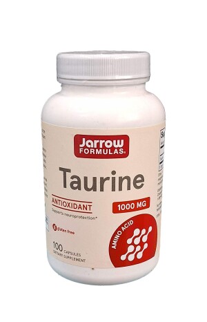 Таурин jarrow formulas капсулы 1000мг №100