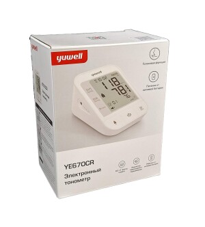Тонометр электронный yuwell ye670cr