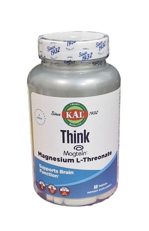Magniy l-treonat kal magnesium l-threonate miya uchun fikrlash kapsulalar 2000mg №60