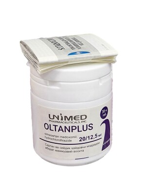 Oltanplus tabletkalari 20 mg/12,5 mg №30