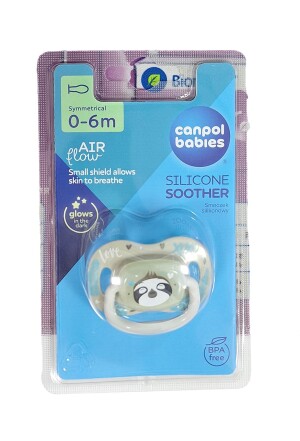 Пустышка силик canpol babies air flow exotic 0-6м 1шт (34/920)