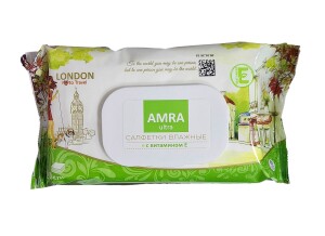 Салфетки влажные amra ultra london №120
