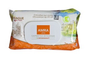 Салфетки влажные amra ultra rome №120