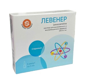 Levener ampulalari 200 mg / 5ml №5