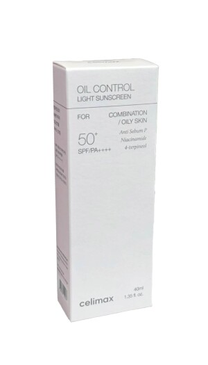 Selimax yog ' nazorati engil quyosh kremi quyoshdan himoya qiluvchi SPF50 + pa + + + + 40ml