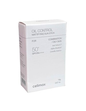 Selimax Stick oil control mattifying sun stick quyoshdan himoya qiluvchi D / yog'li teri spf50 + pa + ++ + 19g