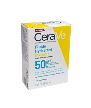CeraVe ko'rinmas gidratlangan suyuqlik yuzni namlovchi SPF 50+ 50ml