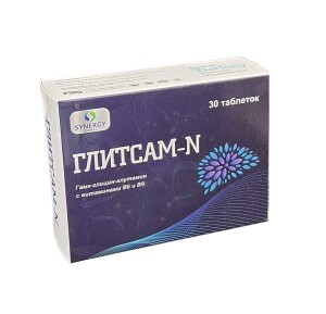 Глитсам-н таблетки №30