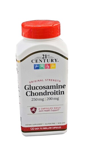 Glyukozamin xondroitin 21st century kapsulalari 250 / 200mg №120