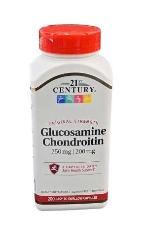 Glyukozamin xondroitin 21st century kapsulalari 250/200mg №200