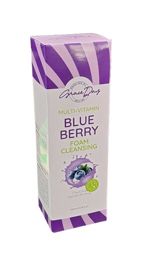 Moviy Berrini yuvish uchun grace day ko'pik ko'k va multivitaminlar 100ml