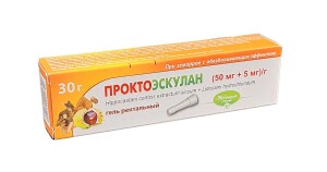 Proktoeskulan gel rect 30g